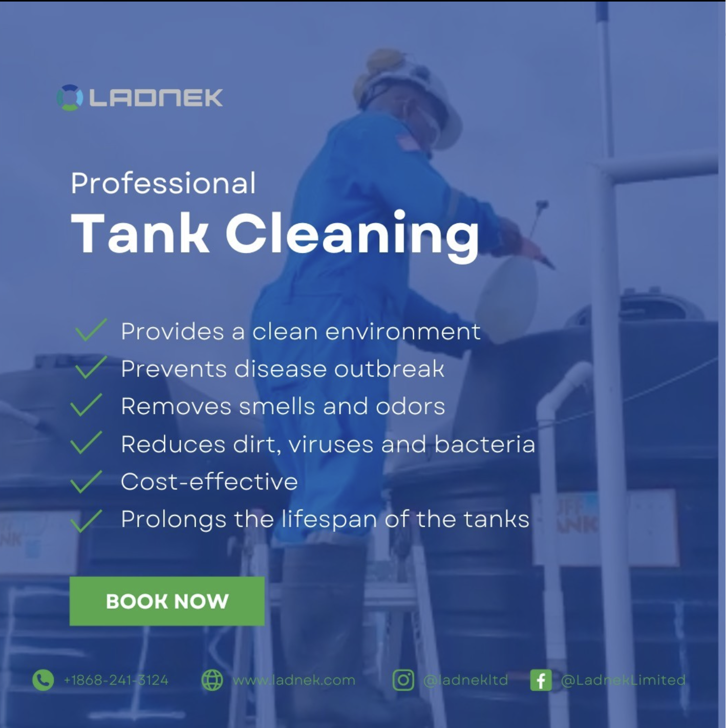 Tank cleaning services contact ladnek